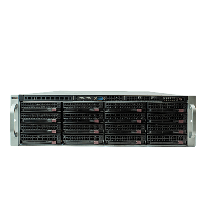 Сервер Supermicro SYS-6037R CSE-836 noCPU X9DRI-LN4F+ 24хDDR3 LSI 9201-16i IPMI 2х800W PSU Ethernet 4х1Gb/s 16х3,5" BPN SAS836TQ FCLGA2011